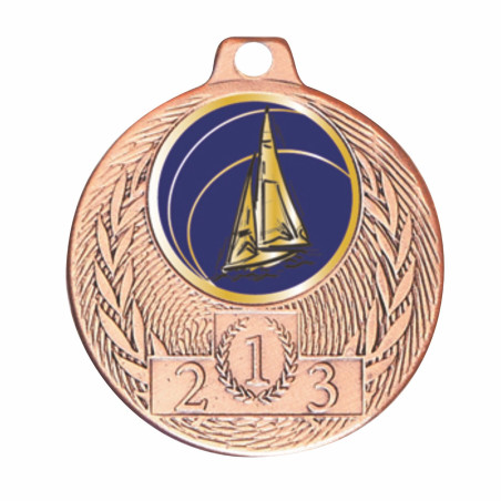 Médaille 45mm Podium avec pastille - F-Q047