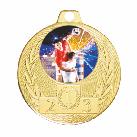 Médaille 45mm Podium avec pastille - F-Q047
