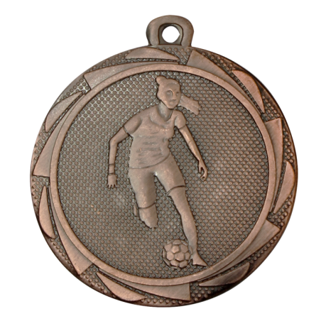 Médaille Frappée 45mm Football Féminin - B-BS.ME111.01