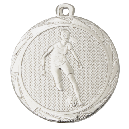 Médaille Frappée 45mm Football Féminin - B-BS.ME111.01