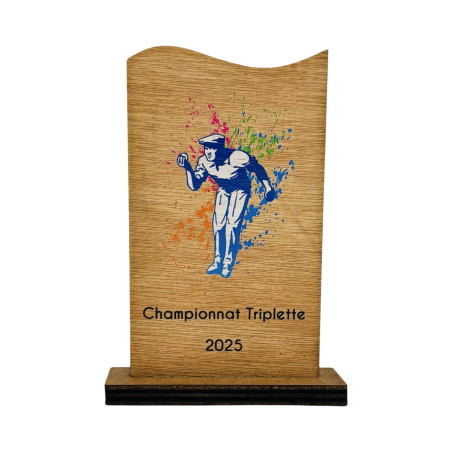 Trophée Création Bois F-174.01 - F-174.02 - F-174.03