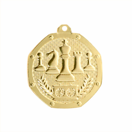 Médaille Frappée 50mm Echecs F-DB-06