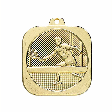 Médaille frappée Padel 40mm F-DK16D
