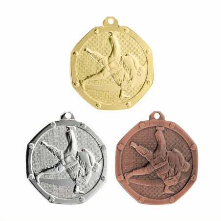 Médaille frappée 50mm Judo F-DB-12