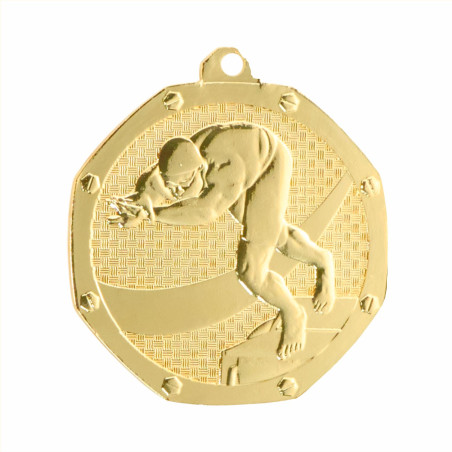Médaille frappée 50mm Natation F-DB-13