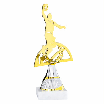 Trophée laser métal Basket...