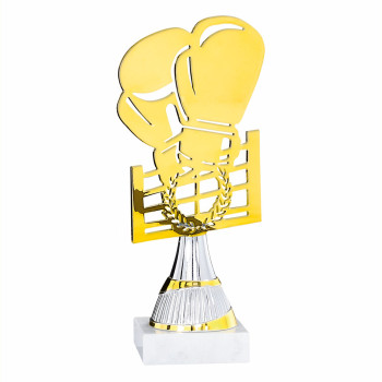 Trophée laser métal Boxe...