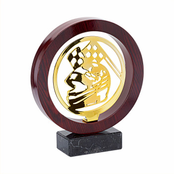 Trophée bois et métal...
