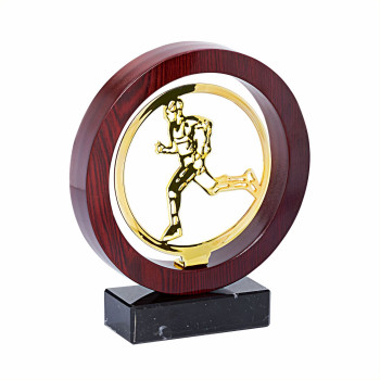 Trophée bois et métal...