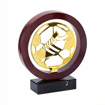 Trophée bois et métal...