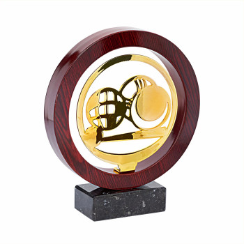 Trophée bois et métal...