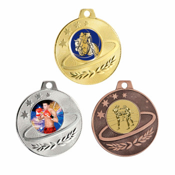 Médaille 50mm avec pastille...