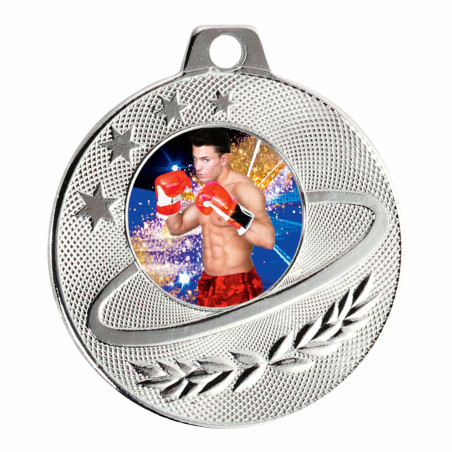Médaille 50mm avec pastille F-Q-076