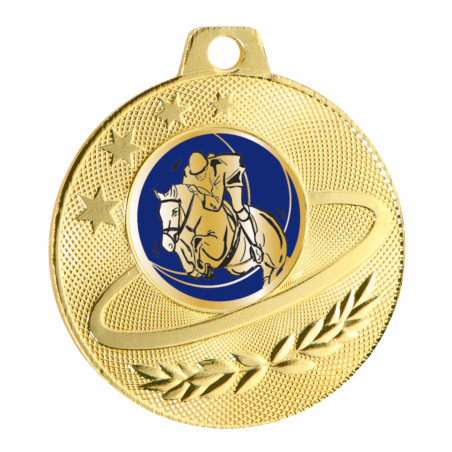 Médaille 50mm avec pastille F-Q-076