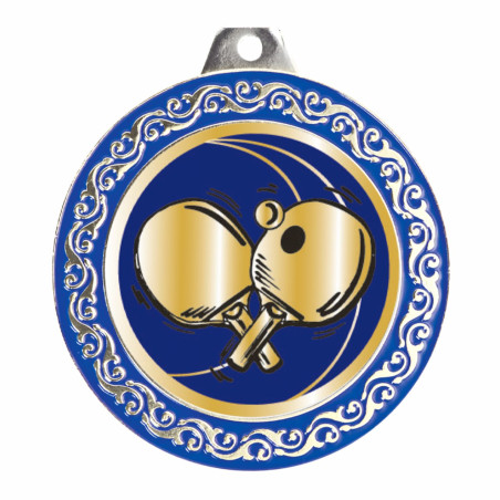Médaille 70mm avec pastille F-Q-072