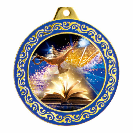 Médaille 70mm avec pastille F-Q-072