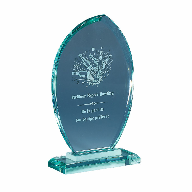 Trophée création verre F-166-52