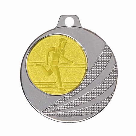 Médaille 40mm multisports avec pastille F-Q042A