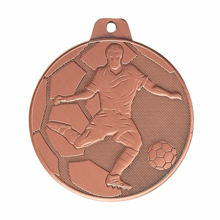 Médaille frappée 50mm football F-Q005
