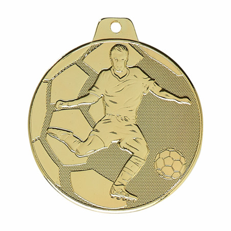 Médaille frappée 50mm football F-Q005