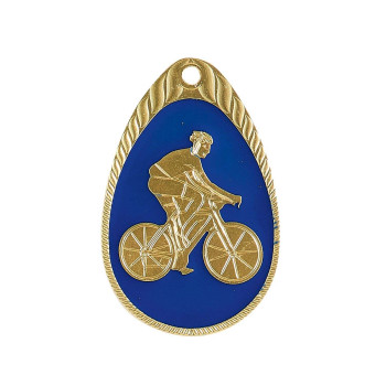 Médaille frappée émaillée...