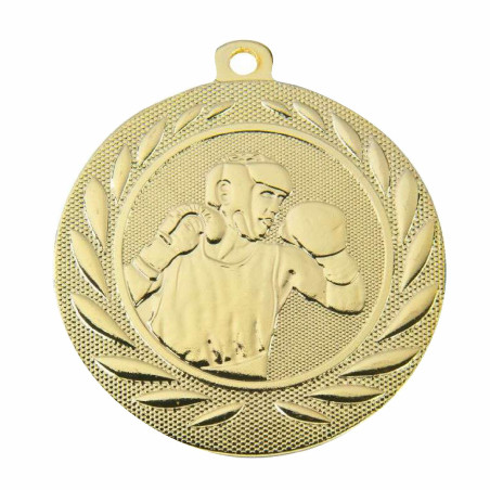 Médaille frappée 50mm Boxe avec gravure offerte B-BS-DI5000.PG