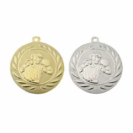 Médaille frappée 50mm Boxe avec gravure offerte B-BS-DI5000.PG