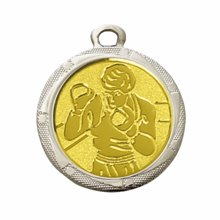 Médaille 32mm multisports avec pastille - B-ME101