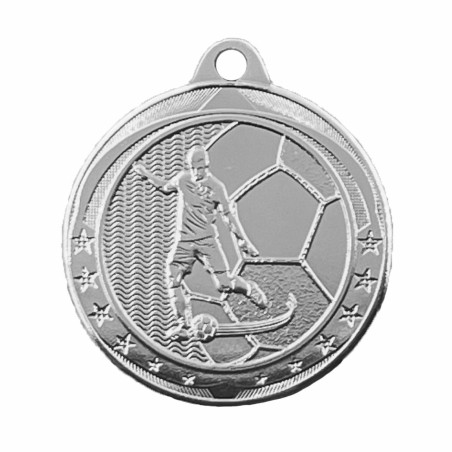 Médaille Frappée 40mm Football avec gravure offerte - CH-IM00670