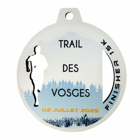 Médaille Création Sur Mesure Isorel impression couleurs TD-ISO-01 - TD-ISO-02 - TD-ISO-03