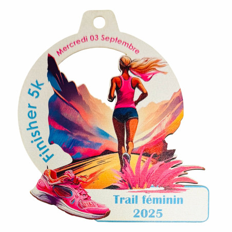 Médaille Création Sur Mesure Isorel impression couleurs TD-ISO-01 - TD-ISO-02 - TD-ISO-03