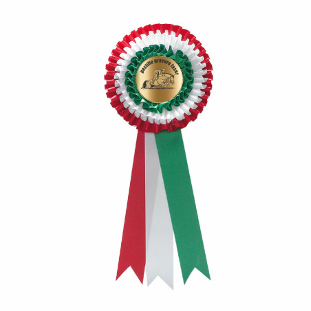Flots Tricolore avec logo personnalisé en gravure - FT