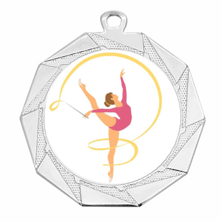 Médaille création impression couleurs 70mm - B-ME083