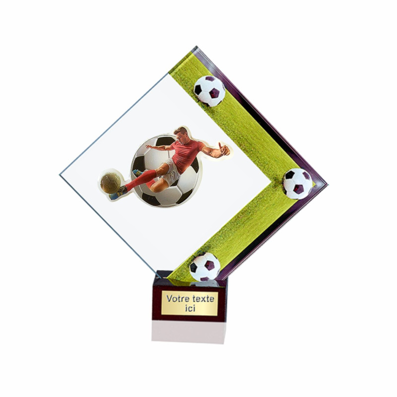 Trophée Verre Football F-14102 MJ