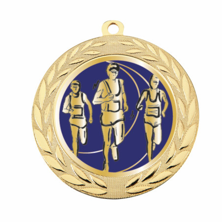 Médaille 70mm multisports avec pastille - B-ME072