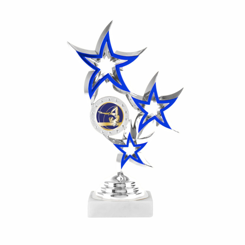 Trophée divers étoile multisports avec pastille - CH-32541.17