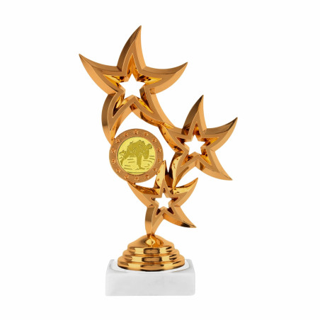 Trophée divers étoile multisports avec pastille - CH-32541