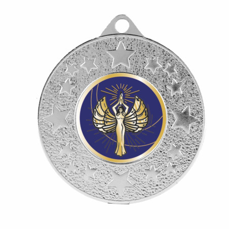 Médaille 50mm multisports avec pastille - CH-IM00777