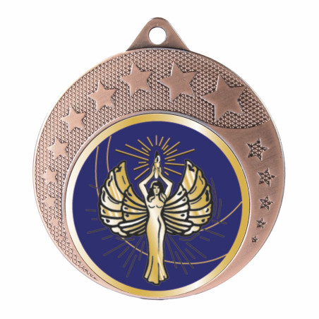 Médaille 70mm multisports avec pastille - CH-IM00764