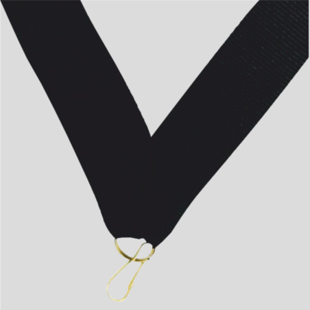 Ruban large coloris uni