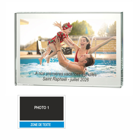 Trophées Création 1 Photo Verre B-W161 - B-W162 - B-W163