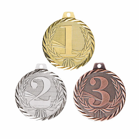 Médaille 50mm frappée podium F-NZ30