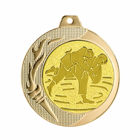 Médaille 70mm multisports avec pastille - F-Q-079