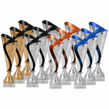 Lot de 12 coupes -...