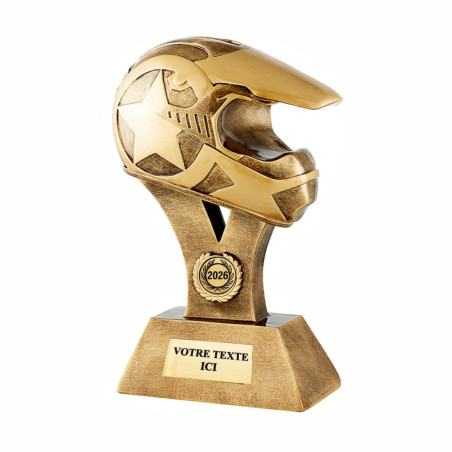 Trophée Résine Course automobile Casque - T-RS1803