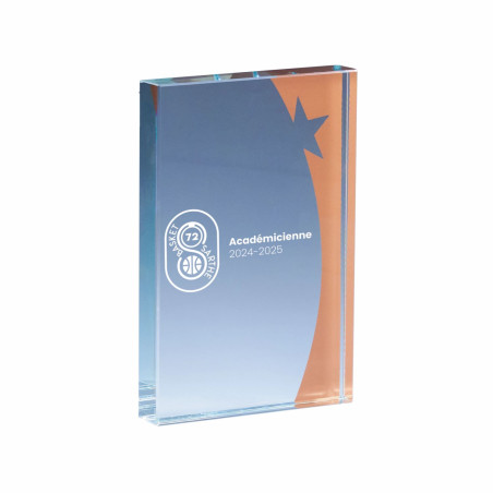 Trophée création verre étoile - F-168-31 - F-168-32 - F-168-33