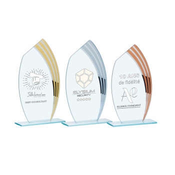 Trophée création verre...