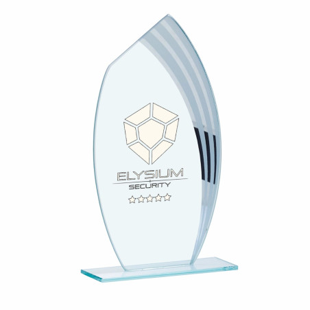 Trophée création verre podium - F-162-21 - F-162-22 - F-162-23