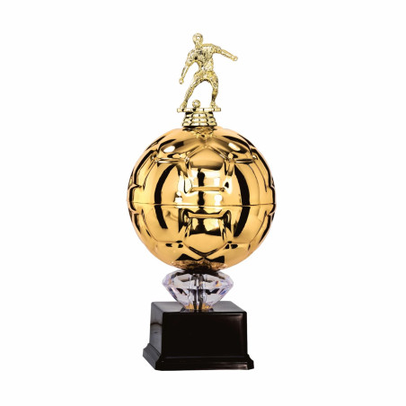 Trophée spécial football avec figurine football - F-86-01 - F-86-02 - F-86-03