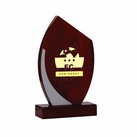 Trophée création bois podium - F-151-11 - F-151-12 - F-151-13